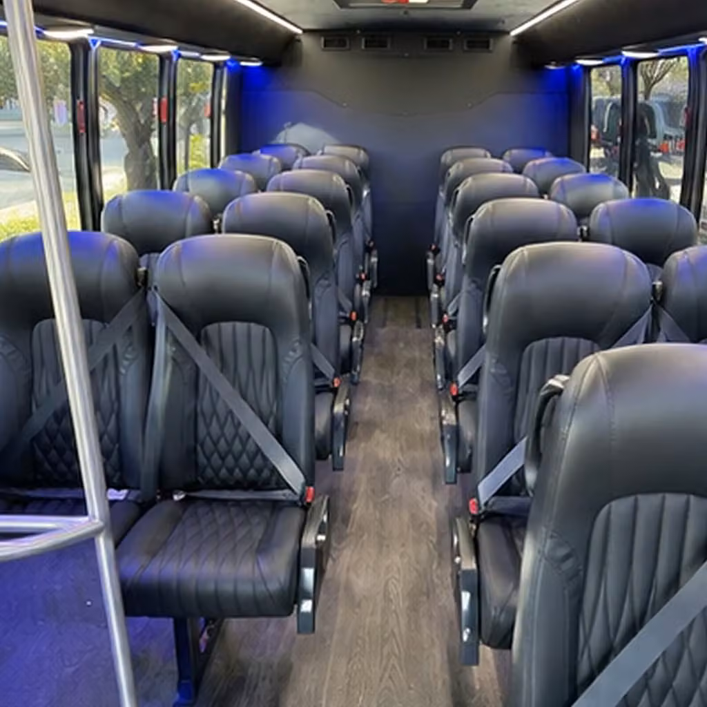 35 passenger minibus inside