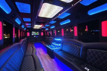 Waco Limousine Bus Interior