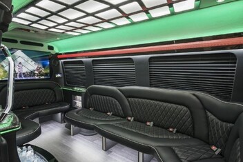 Waco Sprinter Party Bus Interior